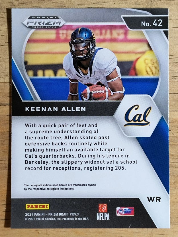 2021 Panini Prizm Draft Picks #42 Keenan Allen