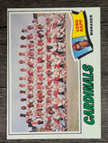 1977 Topps #183 St. Louis Cardinals CL/Vern Rapp MG (EX)