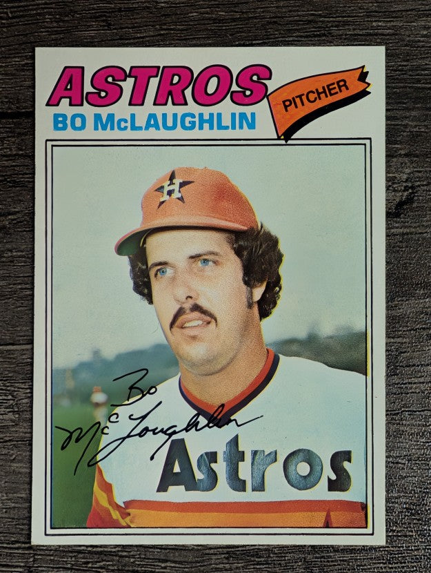 1977 Topps #184 Bo McLaughlin RC (NM)