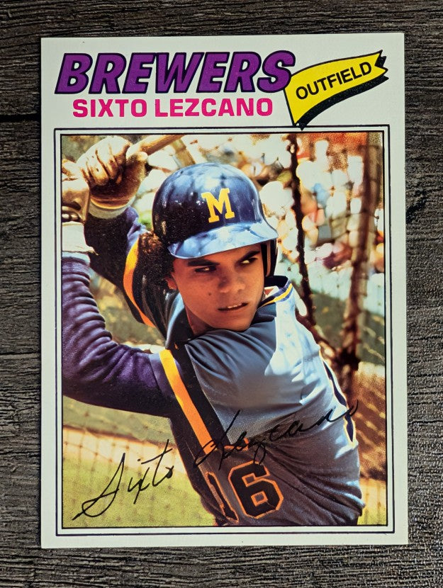 1977 Topps #185 Sixto Lezcano (NMMT)