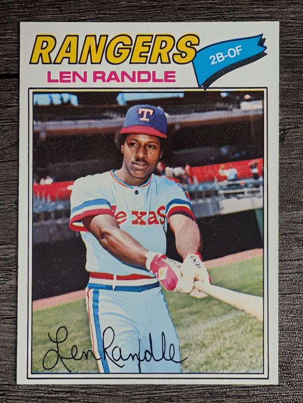 1977 Topps #196 Len Randle (NM)
