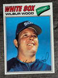 1977 Topps #198 Wilbur Wood (NM)
