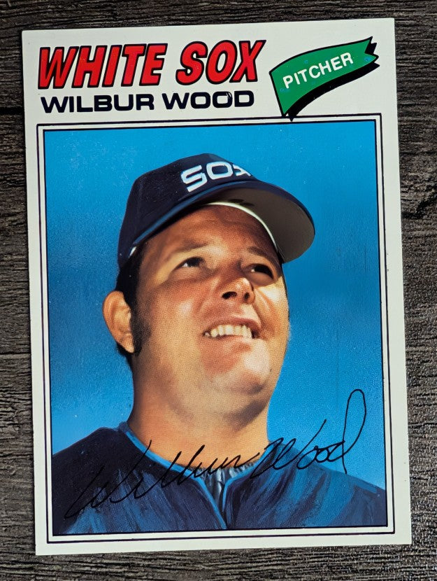 1977 Topps #198 Wilbur Wood (NM)