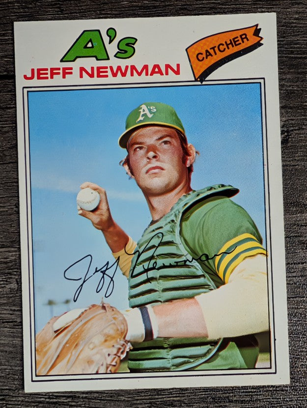 1977 Topps #204 Jeff Newman RC (EXMT)