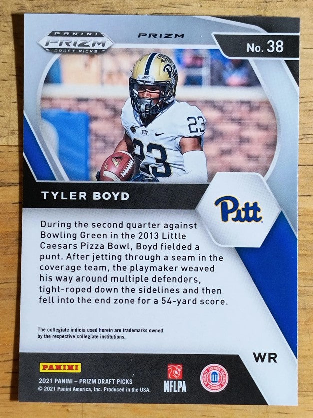 2021 Panini Prizm Draft Picks Prizms Green #38 Tyler Boyd