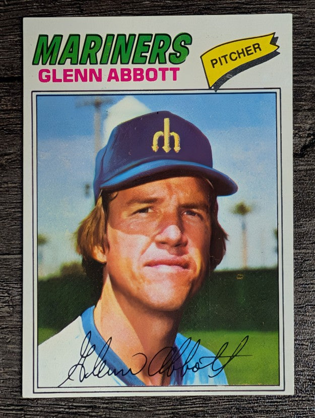 1977 Topps #207 Glenn Abbott (EXMT)