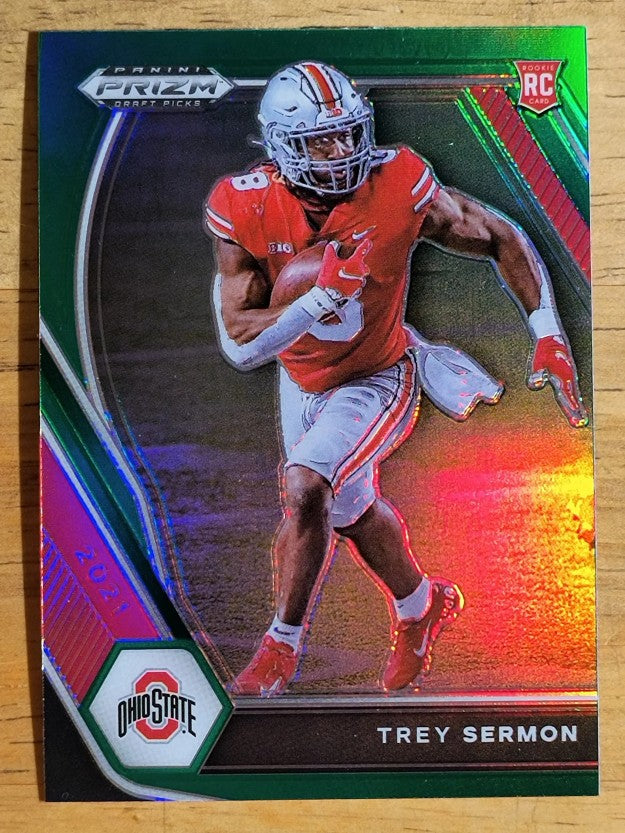 2021 Panini Prizm Draft Picks Prizms Green #159 Trey Sermon