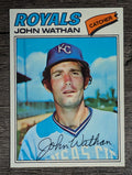 1977 Topps #218 John Wathan RC (EXMT)
