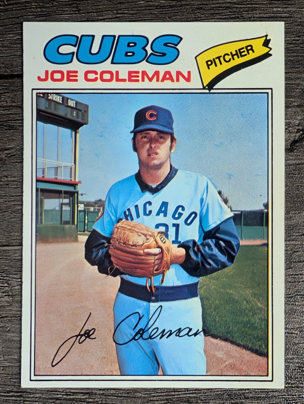 1977 Topps #219 Joe Coleman (NM)