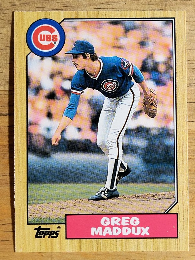 1987 Topps Traded #70T Greg Maddux XRC