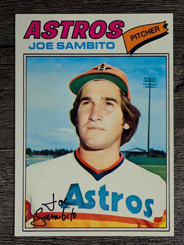 1977 Topps #227 Joe Sambito RC (EX)