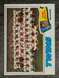 1977 Topps #228 Minnesota Twins CL/Gene Mauch MG (EXMT)