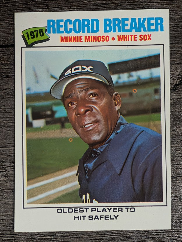 1977 Topps #232 Minnie Minoso RB (EXMT)