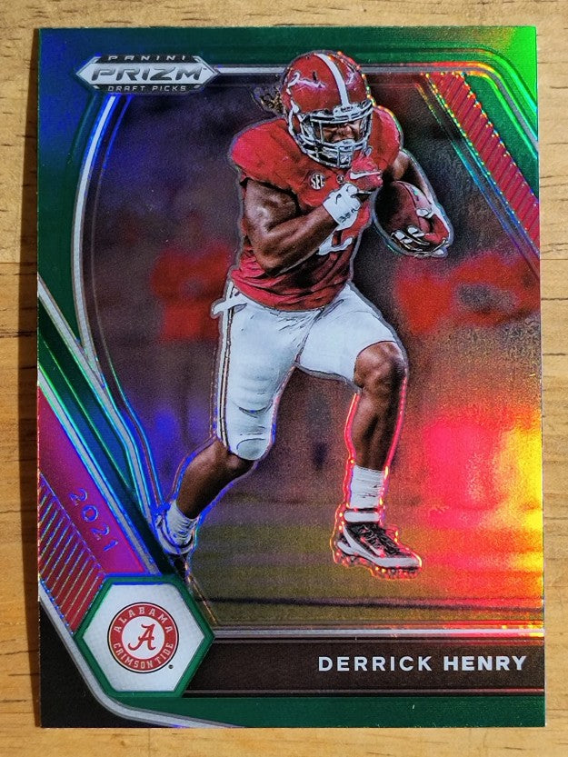 2021 Panini Prizm Draft Picks Prizms Green #81 Derrick Henry