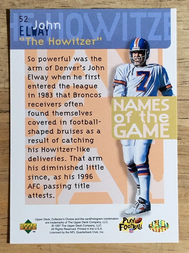 1997 Collector's Choice #52 John Elway NG