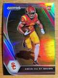 2021 Panini Prizm Draft Picks Prizms Silver #133 Amon-Ra St. Brown