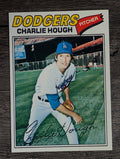 1977 Topps #298 Charlie Hough (VGEX)