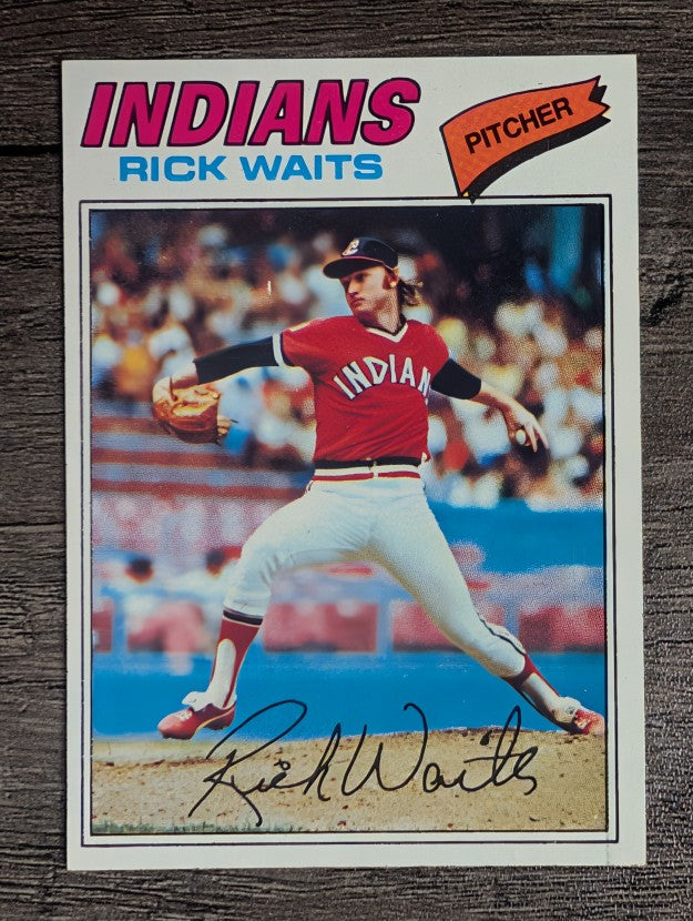 1977 Topps #306 Rick Waits (EXMT)