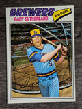 1977 Topps #307 Gary Sutherland (EX)