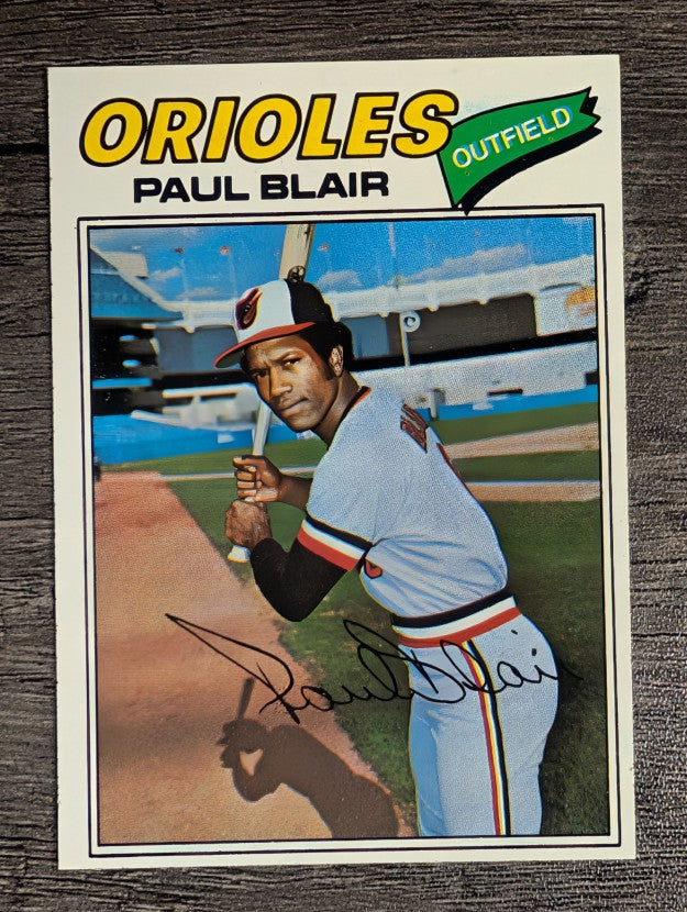 1977 Topps #313 Paul Blair (EXMT)