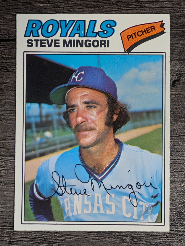 1977 Topps #314 Steve Mingori (EXMT)