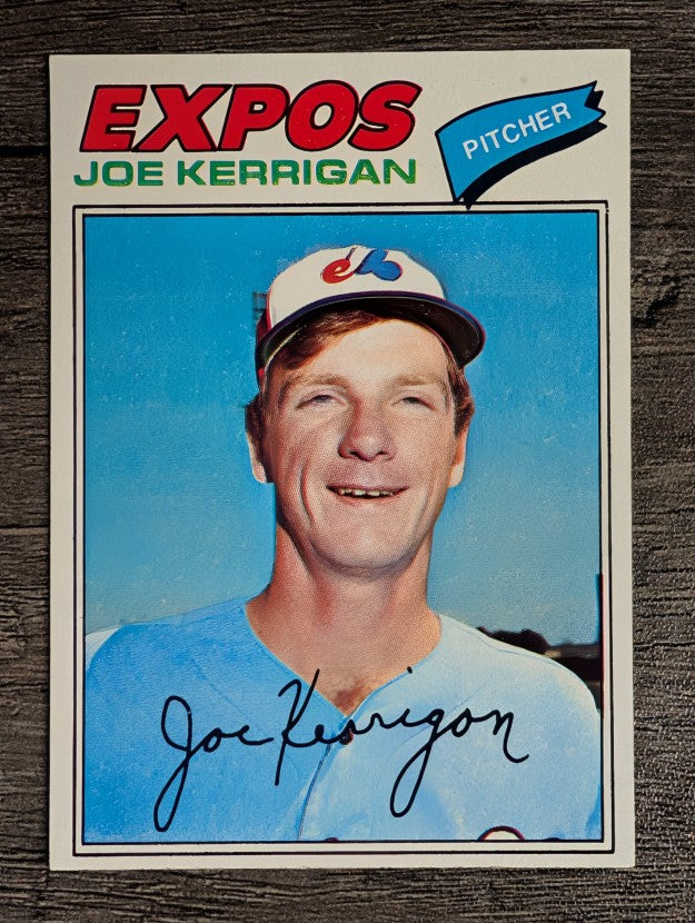 1977 Topps #341 Joe Kerrigan RC (EXMT)