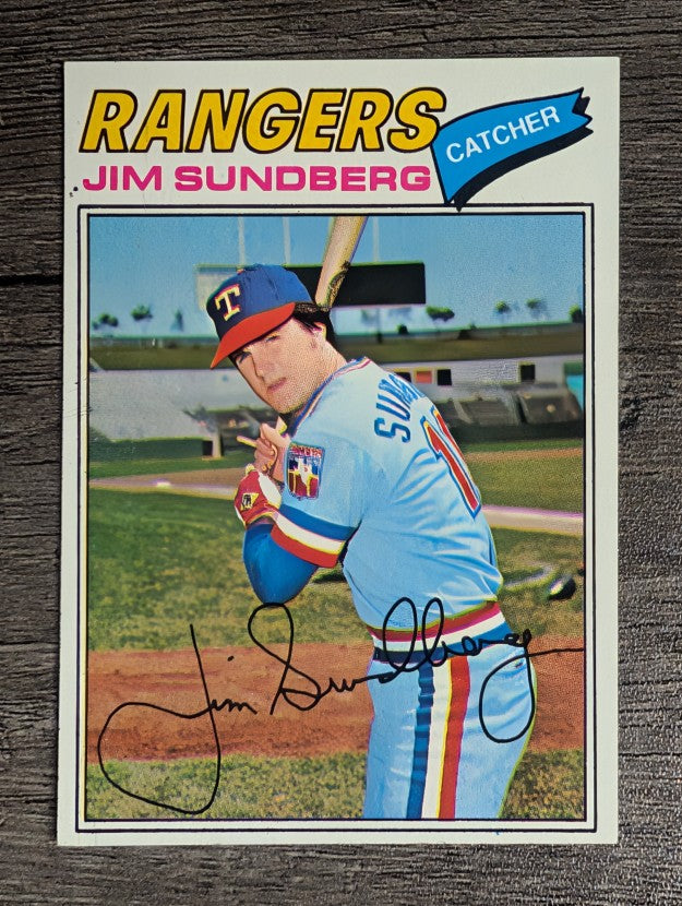 1977 Topps #351 Jim Sundberg (EXMT)