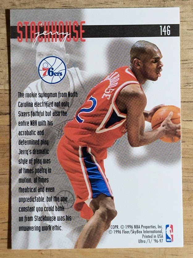1996-97 Ultra #146 Jerry Stackhouse UE