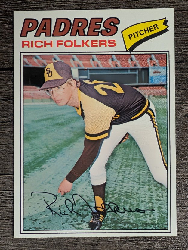 1977 Topps #372 Rich Folkers (NM)
