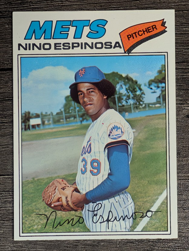 1977 Topps #376 Nino Espinosa RC (NM)
