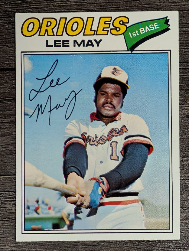 1977 Topps #380 Lee May (EXMT)
