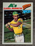 1977 Topps #405 Claudell Washington (EXMT)