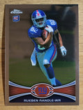 2012 Topps Chrome #70A Rueben Randle RC/cutting pose
