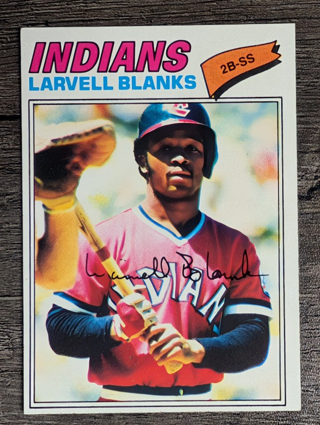 1977 Topps #441 Larvell Blanks (EXMT)