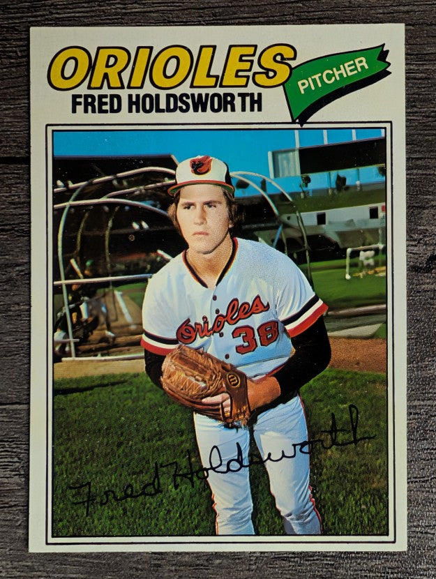 1977 Topps #466 Fred Holdsworth (VGEX)