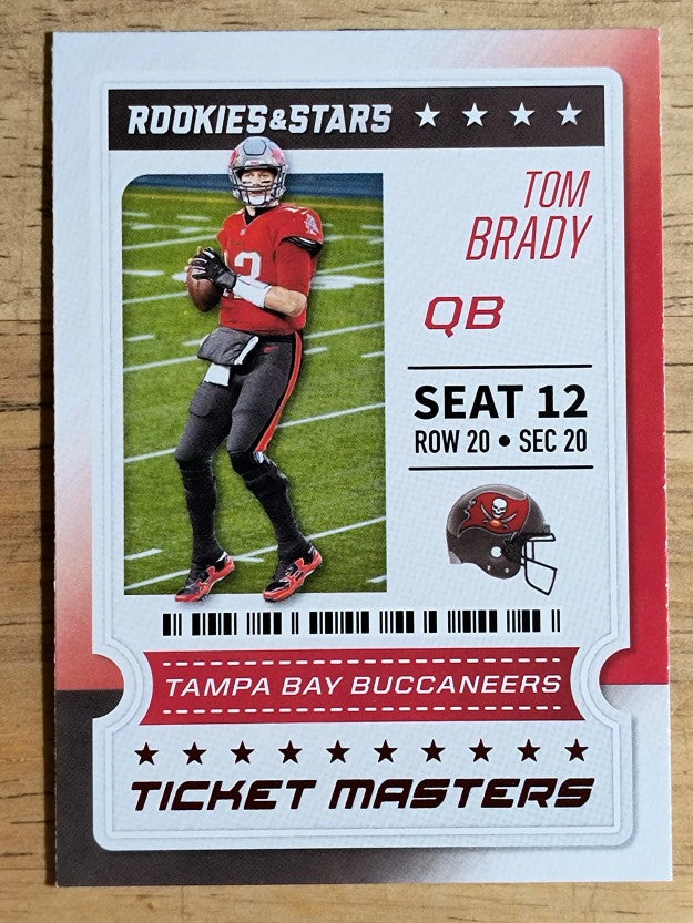 2020 Rookies and Stars Ticket Masters #3 Tom Brady