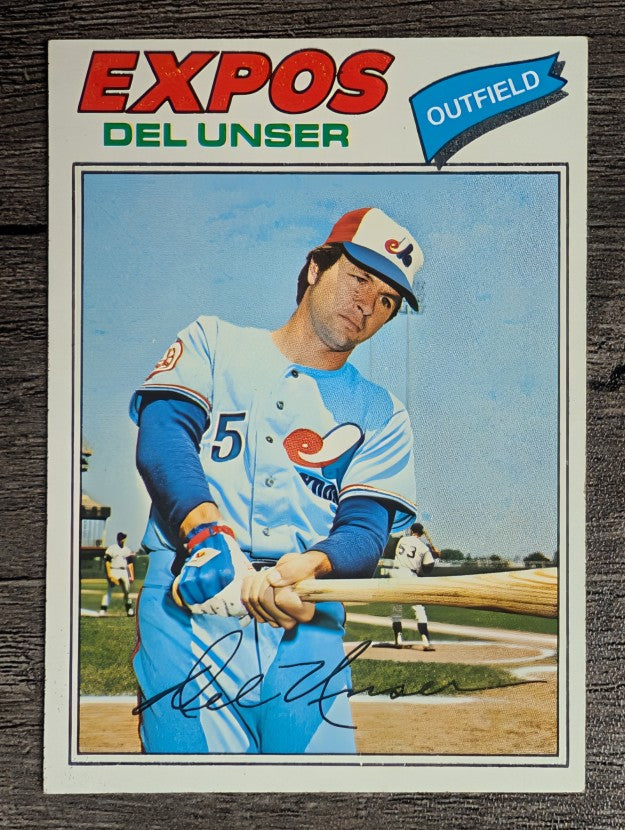 1977 Topps #471 Del Unser (EXMT)
