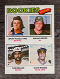 1977 Topps #479 Brian Asselstine/Wayne Gross/Sam Mejias/Alvis Woods RC (NMMT)