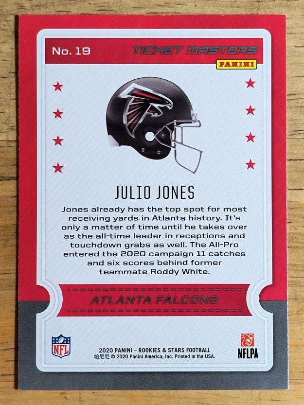 2020 Rookies and Stars Ticket Masters #19 Julio Jones
