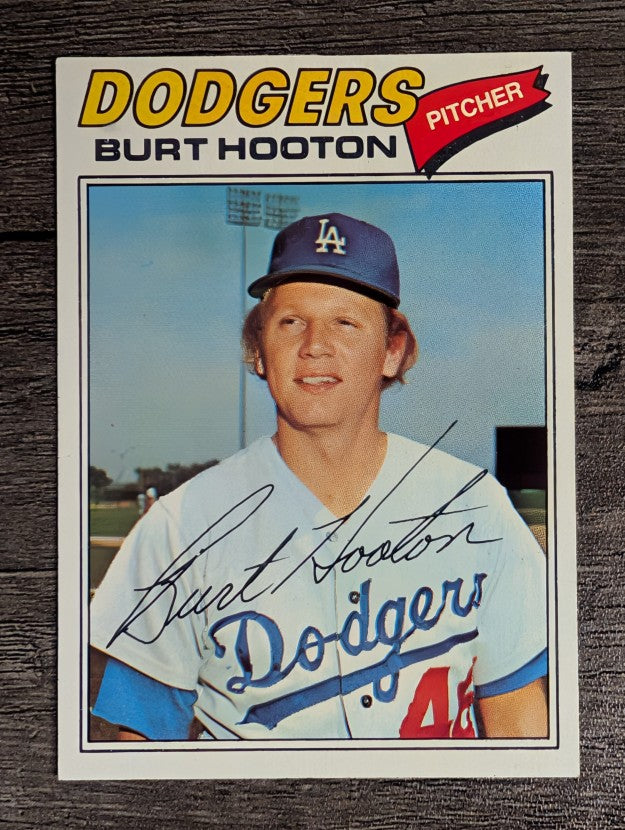 1977 Topps #484 Burt Hooton (EXMT)