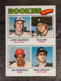 1977 Topps #487 Larry Anderson/Ed Glynn/Joe Henderson/Greg Terlecky RC (NMMT)