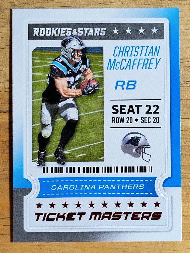 2020 Rookies and Stars Ticket Masters #16 Christian McCaffrey