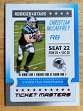 2020 Rookies and Stars Ticket Masters #16 Christian McCaffrey