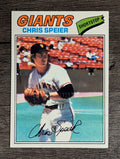 1977 Topps #515 Chris Speier (NM)