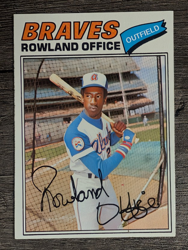 1977 Topps #524 Rowland Office (EXMT)