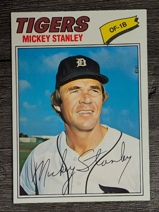 1977 Topps #533 Mickey Stanley (EXMT)