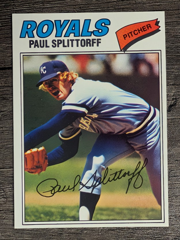 1977 Topps #534 Paul Splittorff (EXMT)