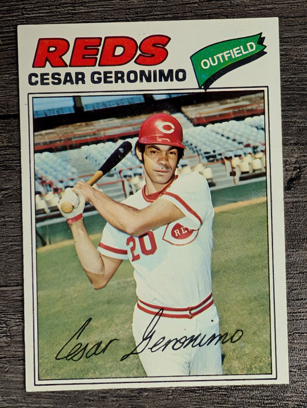 1977 Topps #535 Cesar Geronimo (EXMT)