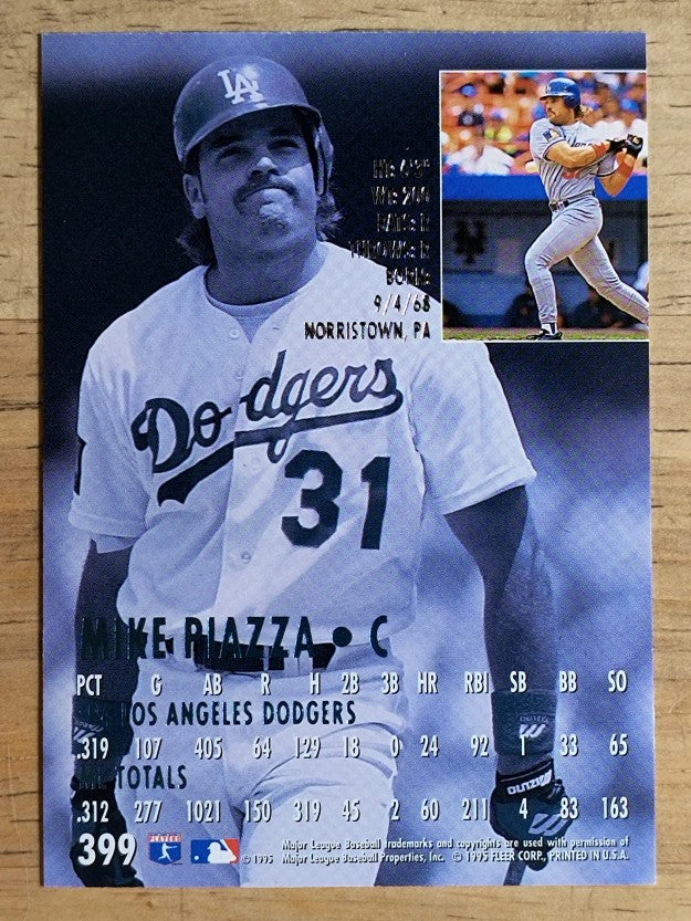 1995 Ultra #399 Mike Piazza