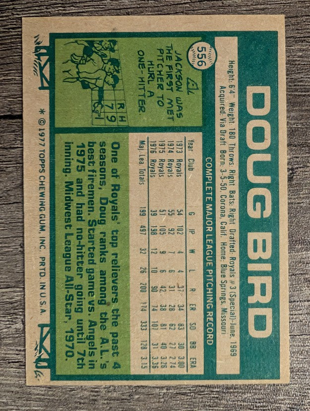 1977 Topps #556 Doug Bird (NM)